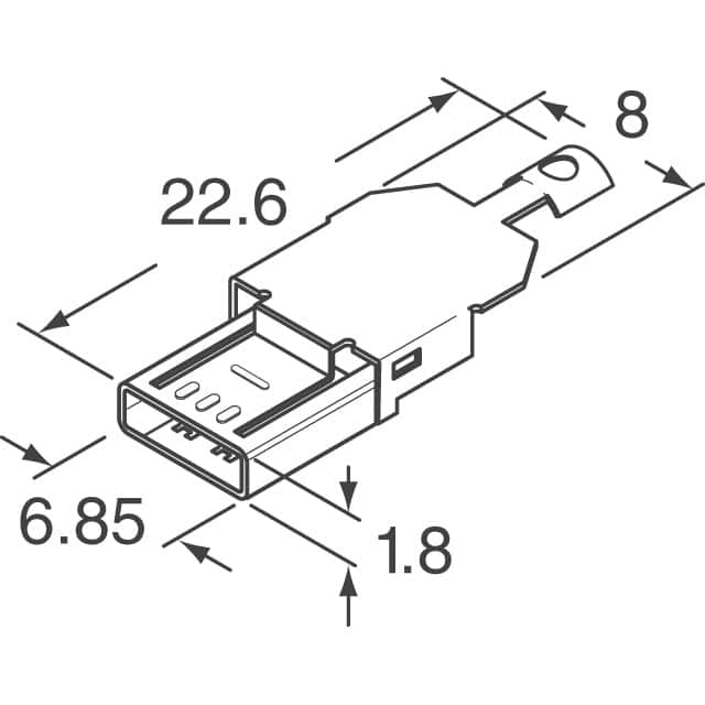 ZX10-B-SLDA Hirose Electric Co Ltd  Accesorios para conectores USB, DVI y HDMI